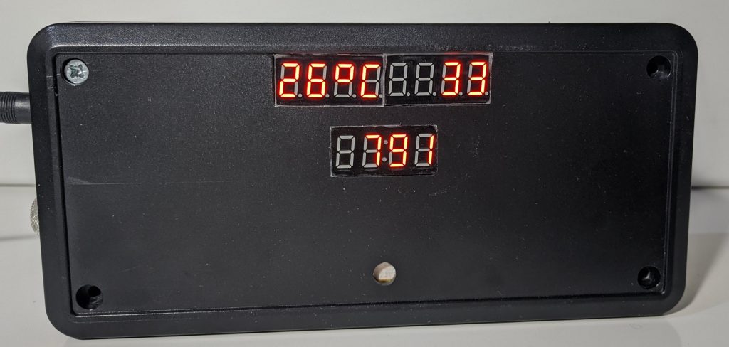 Розміщення екранів та датчика со2
